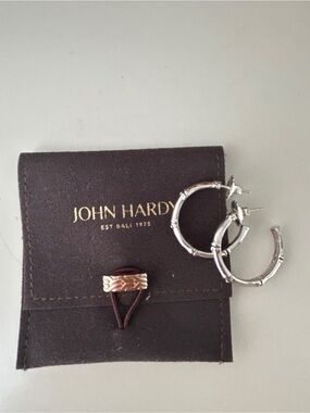 John Hardy Bamboo silver earrings